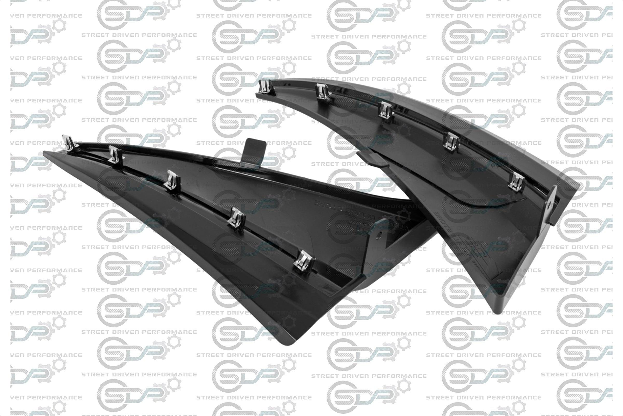 2014-2019 C7 Corvette - Extended Front & Rear Splash Guards / Mud Flaps Pair - for all models